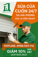Dịch vụ sửa cửa cuốn 24/7 tại Hải Phòng – Gọi là đến ngay!