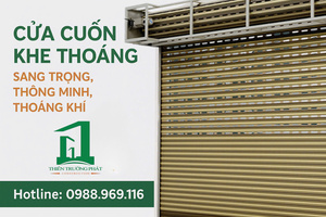 Cửa Cuốn Khe Thoáng – Giải Pháp Sang Trọng, Thông Minh, Thoáng Khí Cho Ngôi Nhà Hiện Đại