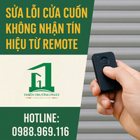 Sửa Cửa Cuốn Điện Không Nhận Tín Hiệu Từ Remote – Nguyên Nhân Và Cách Xử Lý Hiệu Quả