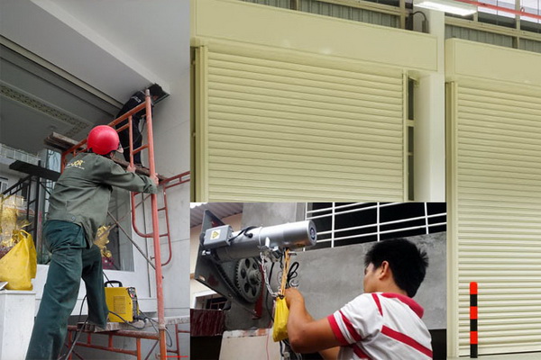 Dịch vụ sửa chữa cửa cuốn chuyên nghiệp quận Hồng Bàng